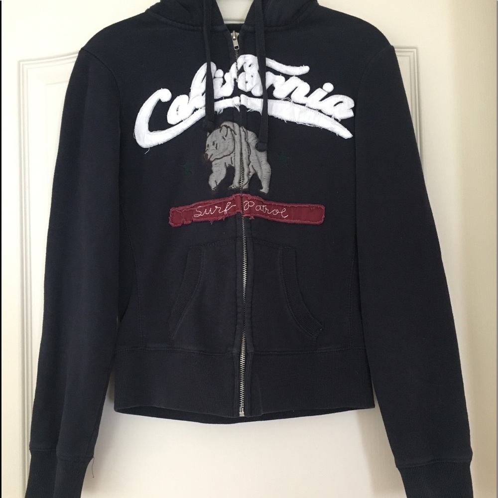 California bear zip up